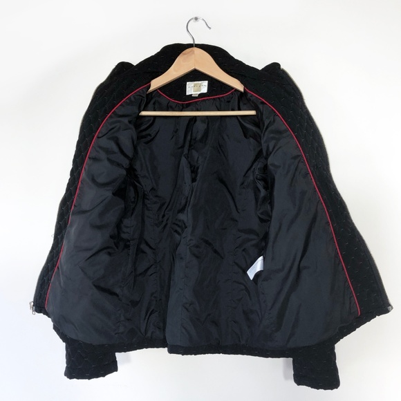 ✔️Gallery Black Quilted Coat Size M - Picture 2 of 7